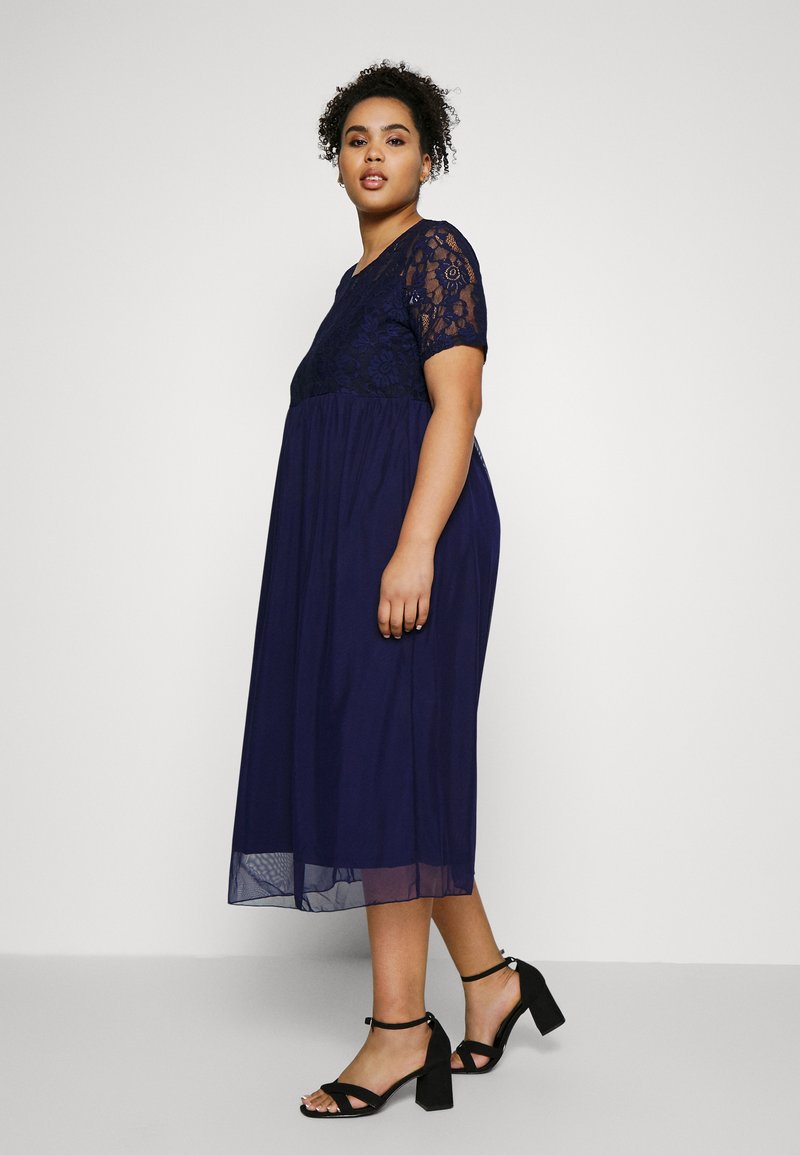 ONLY CARMAKOMA CARMARY DRESS - Ballkleid - Navy Blazer