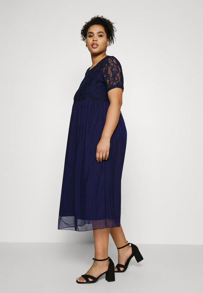 ONLY CARMAKOMA CARMARY DRESS - Ballkleid - Navy Blazer