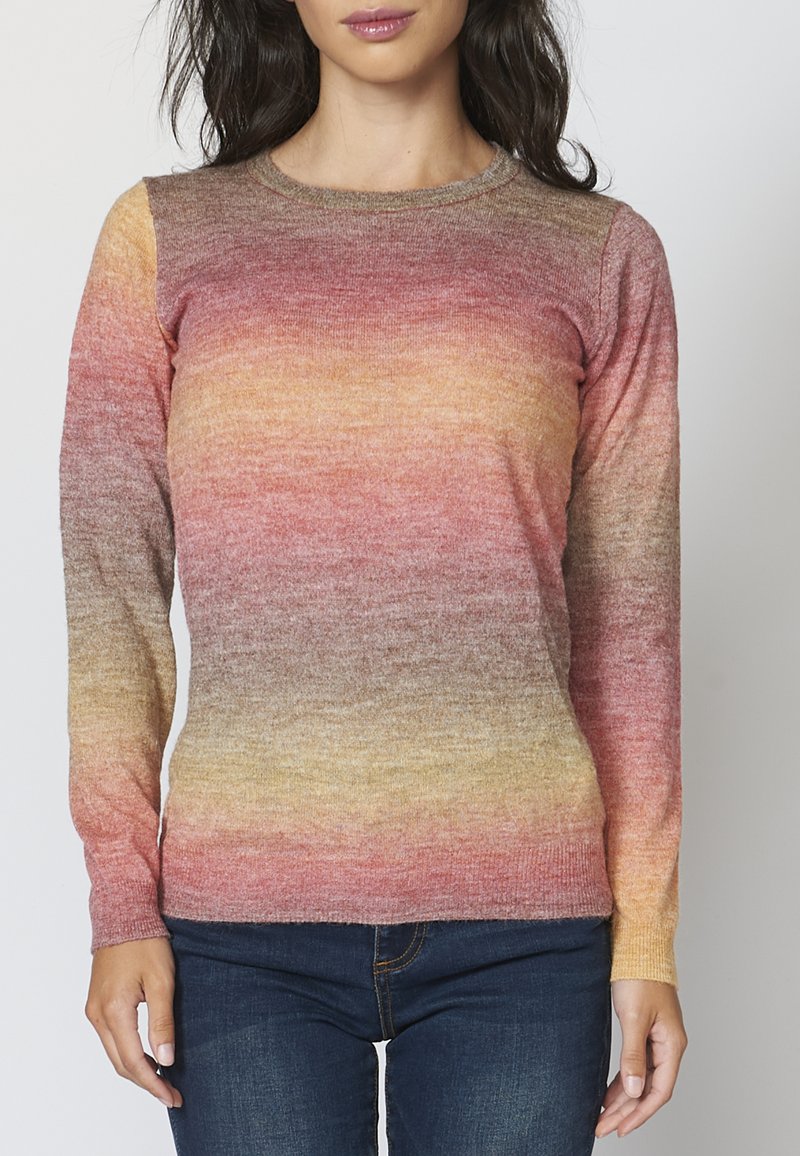 Koroshi Strickpullover - Multicolor