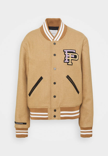 Filling Pieces VARSITY JACKET UNISEX - Übergangsjacke - Camel