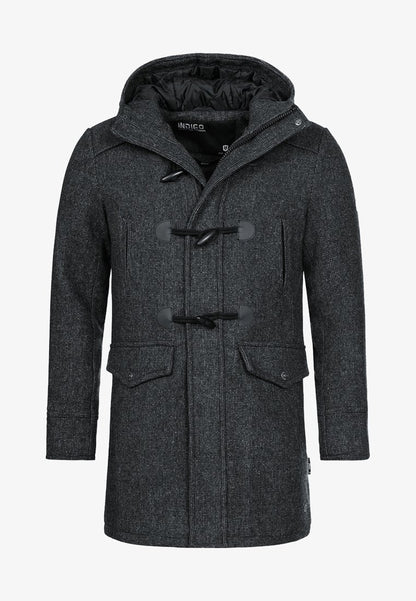 Indicode Jeans LIAM - Wintermantel - Black