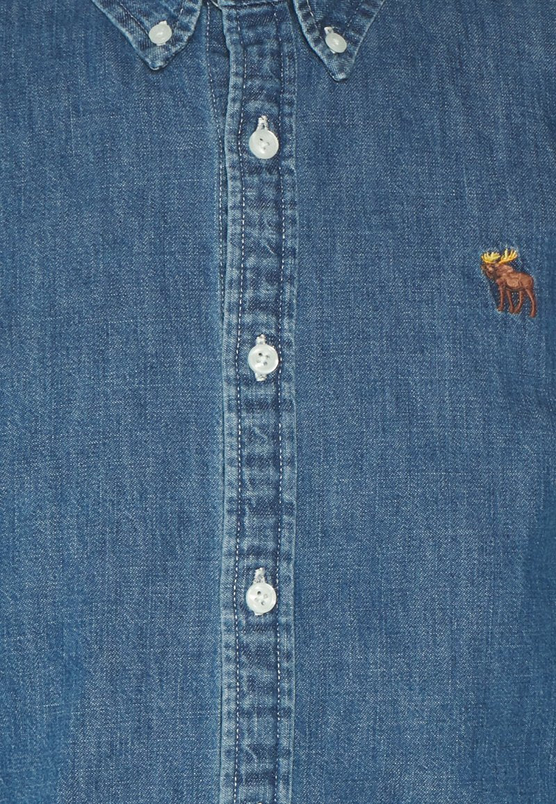 Abercrombie & Fitch ICON - Hemd - Blue Denim