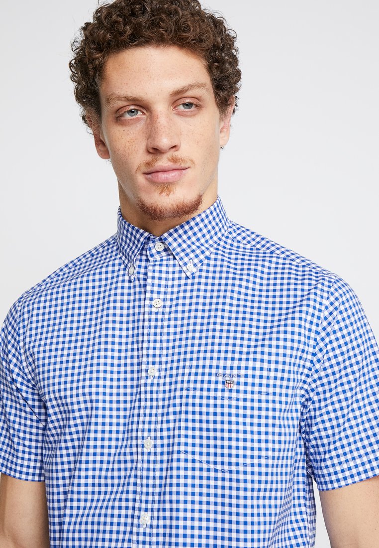 Gant PLUS GINGHAM - Hemd - College Blue