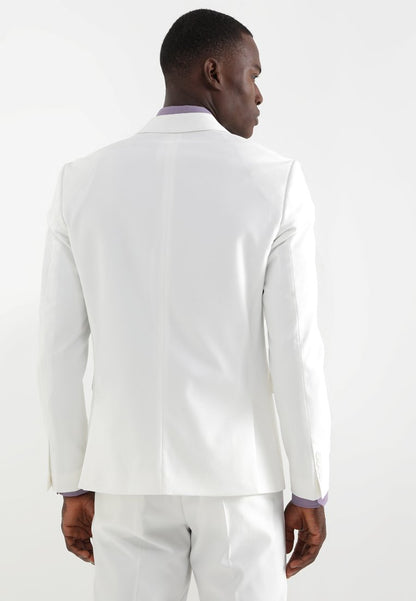 Lindbergh SLIM FIT PLAIN MENS SUIT - Anzug - White