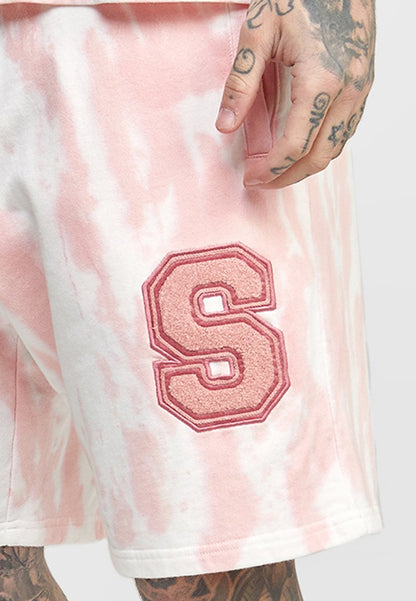 SikSilk TIE DYE JOGGER - Shorts - Pink