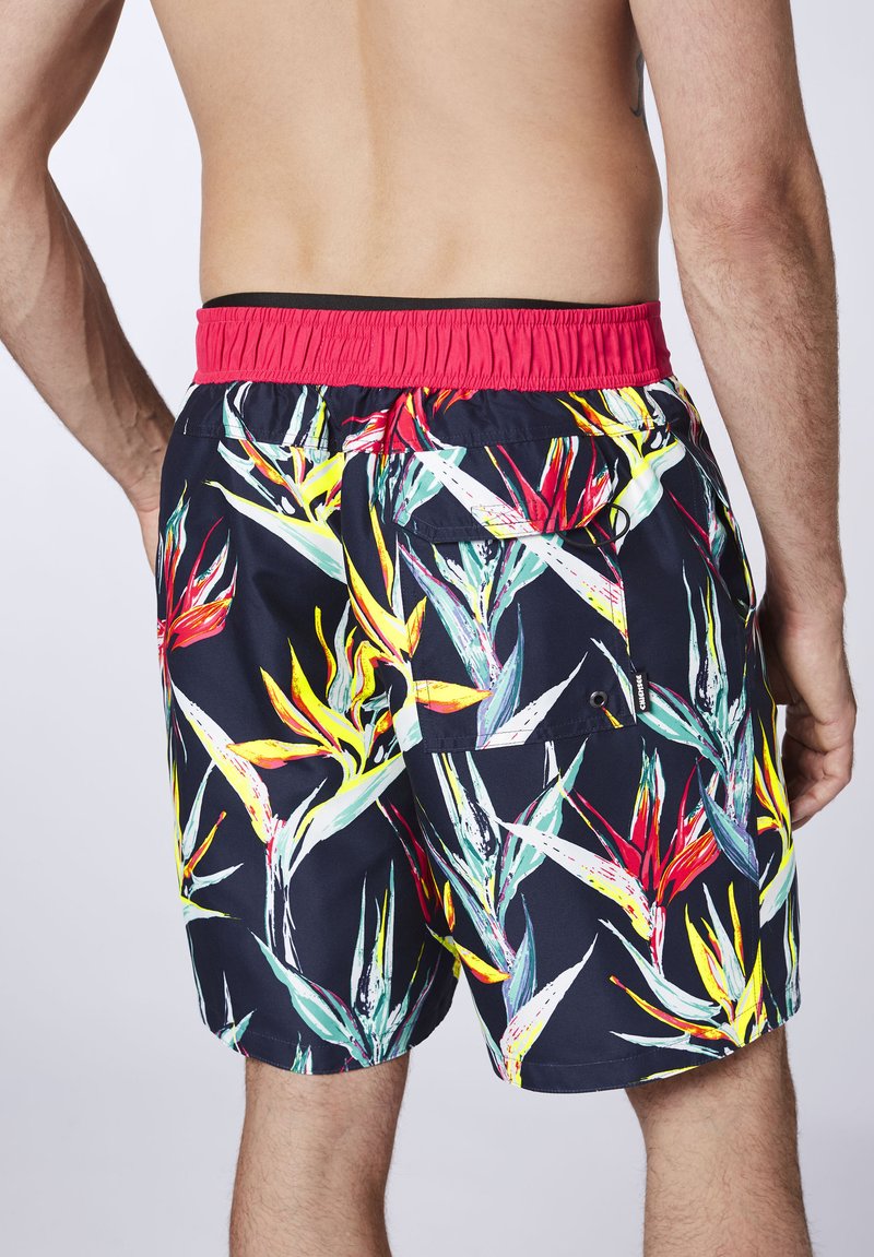 Chiemsee Badeshorts - Dark Blue Yellow