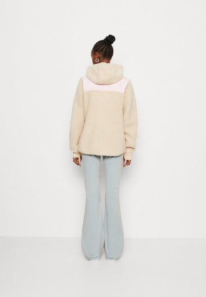KnowledgeCotton Apparel COLORBLOCK JACKET - Fleecejacke - Beige