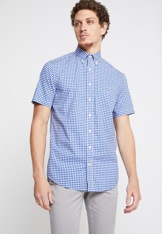 Gant PLUS GINGHAM - Hemd - College Blue