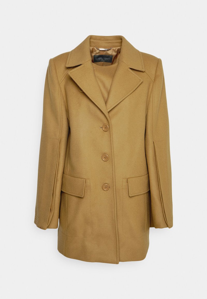 Alberta Ferretti LONG JACKET - Kurzmantel - Beige