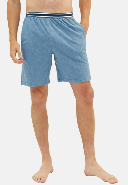 Marks & Spencer 2 PACK PURE COTTON PYJAMA SHORTS - Nachtwäsche Hose - Blue Mix