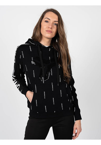 John Richmond SPORT - Kapuzenpullover - Schwarz