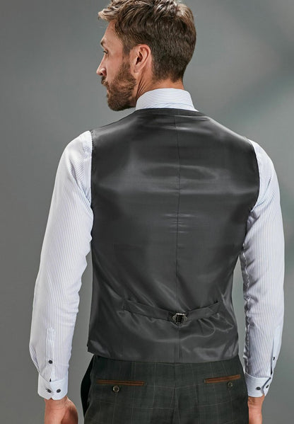 Next SIGNATURE EMPIRE MILLS CHECK STANDARD - Anzugweste - Green