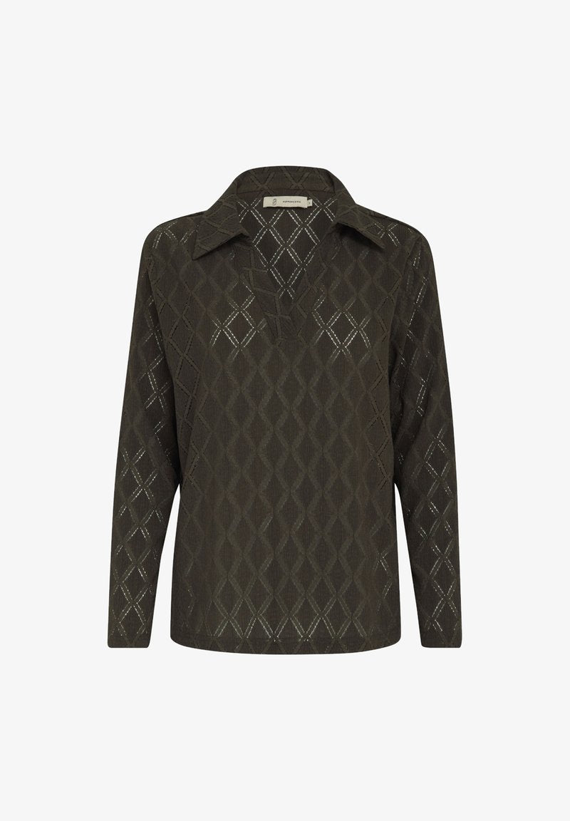 Peppercorn FENNA - Bluse - Juniper Green
