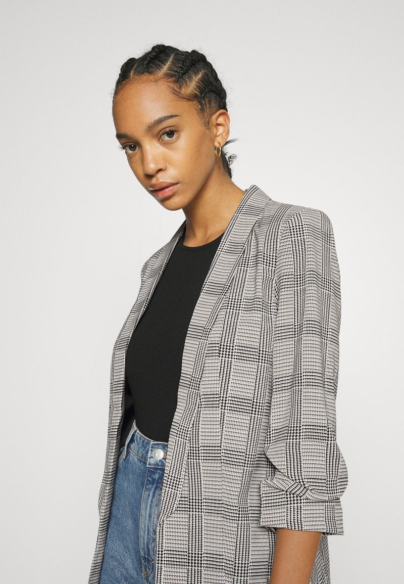 Pieces PCBOSS PRINTED NOOS - Kurzmantel - Black