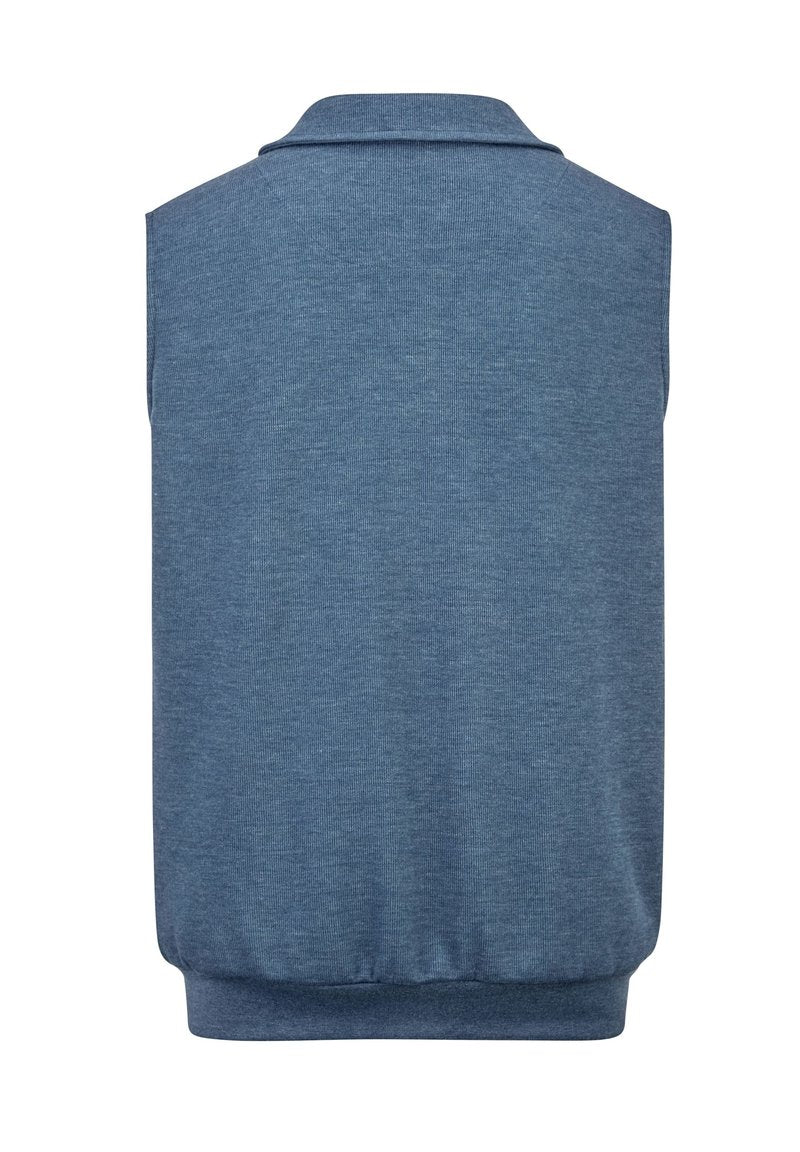  Weste - Rauchblau