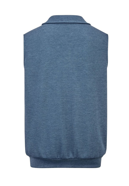  Weste - Rauchblau