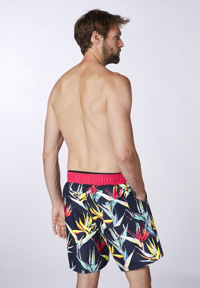 Chiemsee Badeshorts - Dark Blue Yellow