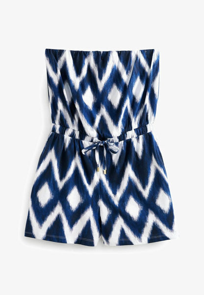 Next BANDEAU BOOBTUBE PLAYSUIT - Jumpsuit - Hawaiian Print