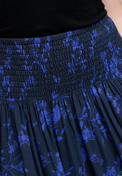  MAGGIE FLOWER - A-Linien-Rock - Navy Flower
