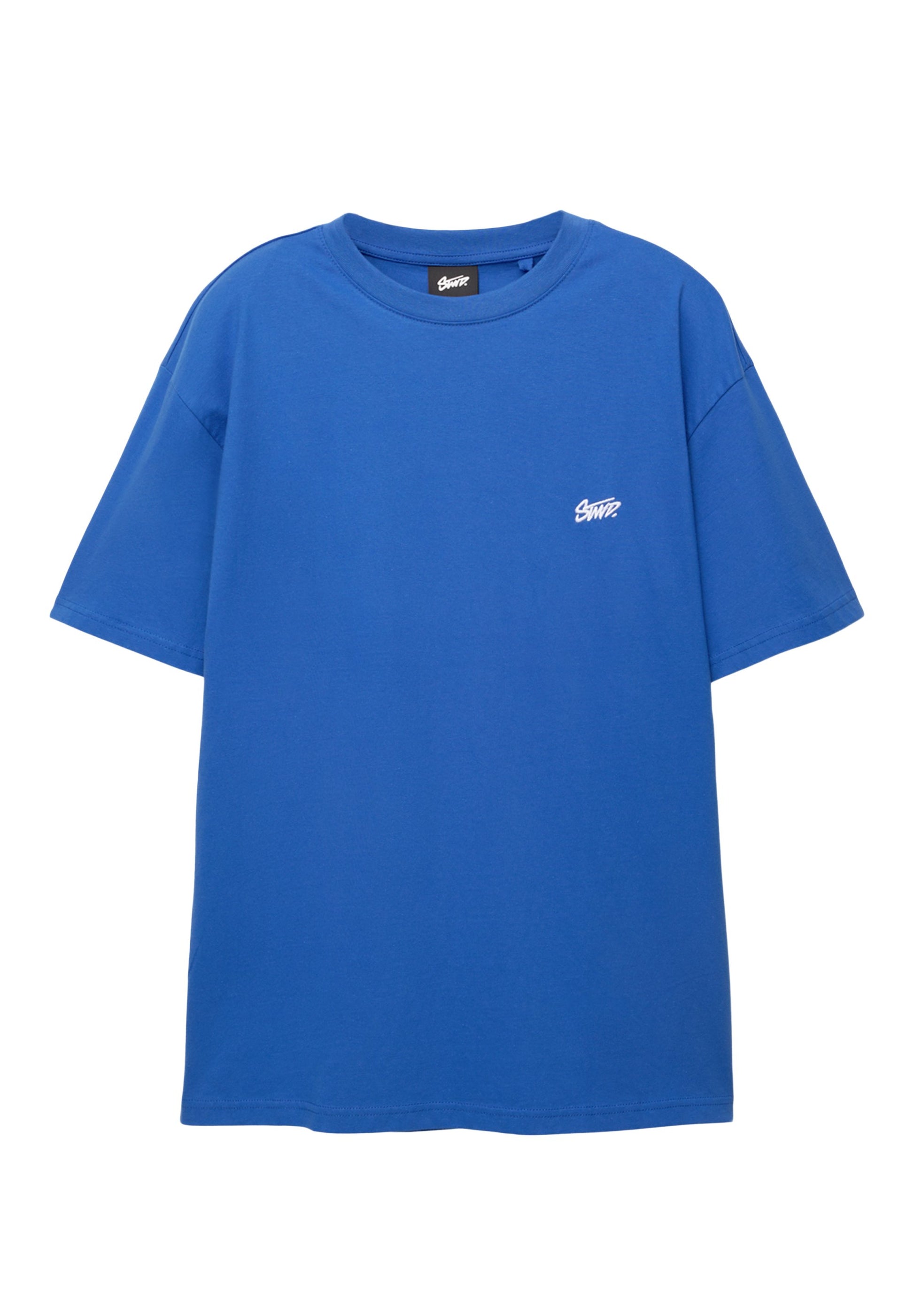 PULL & BEAR WITH LOGO - Print T-shirt - Black