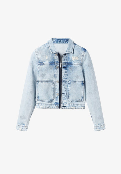 Desigual CHAQ_FERIHA - Jeansjacke - Denim Light Wash