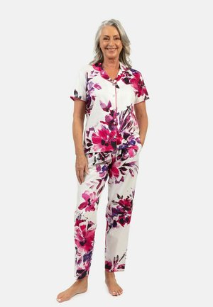  SET MAEVE FLORAL PRINT L SLV PJ - Nachtwäsche Set - Lilac Floral