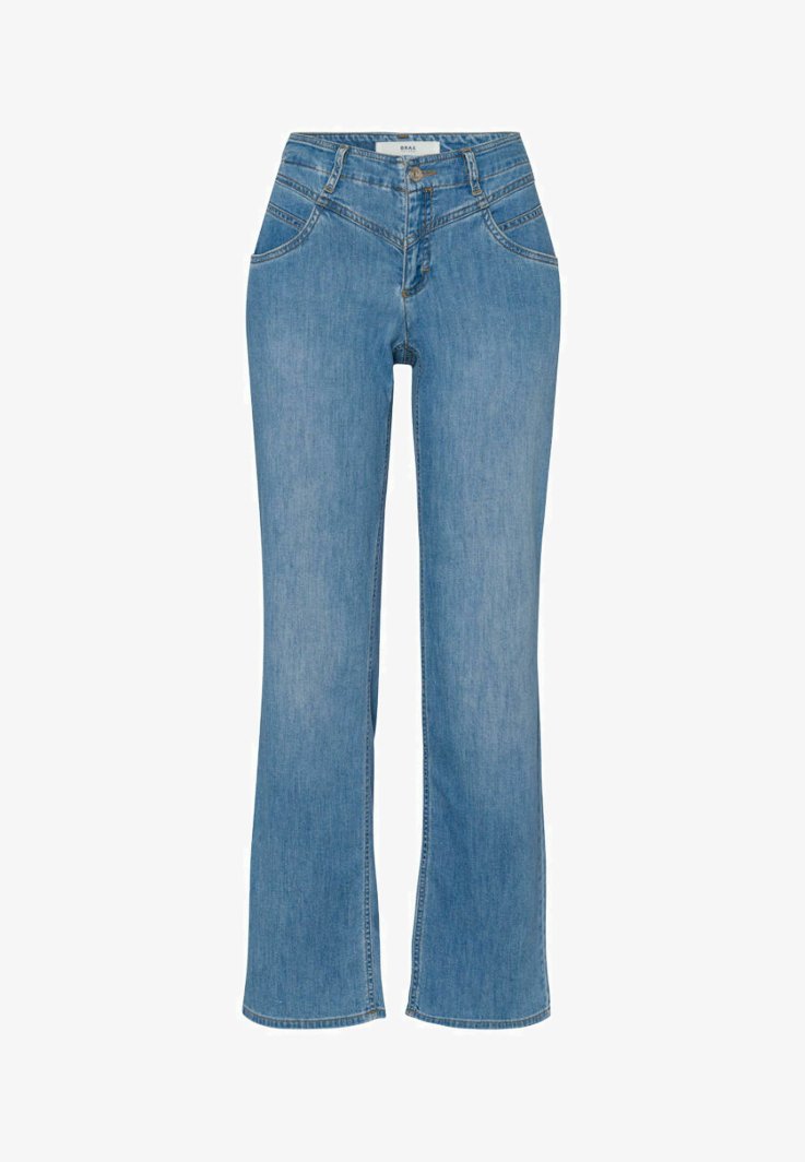 BRAX STYLE MAINE - Flared Jeans - Slightly Used Light Blue