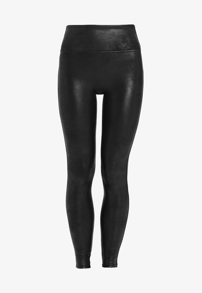 Spanx FAUX LEATHER LEGGINGS - Leggings - Strümpfe - Black
