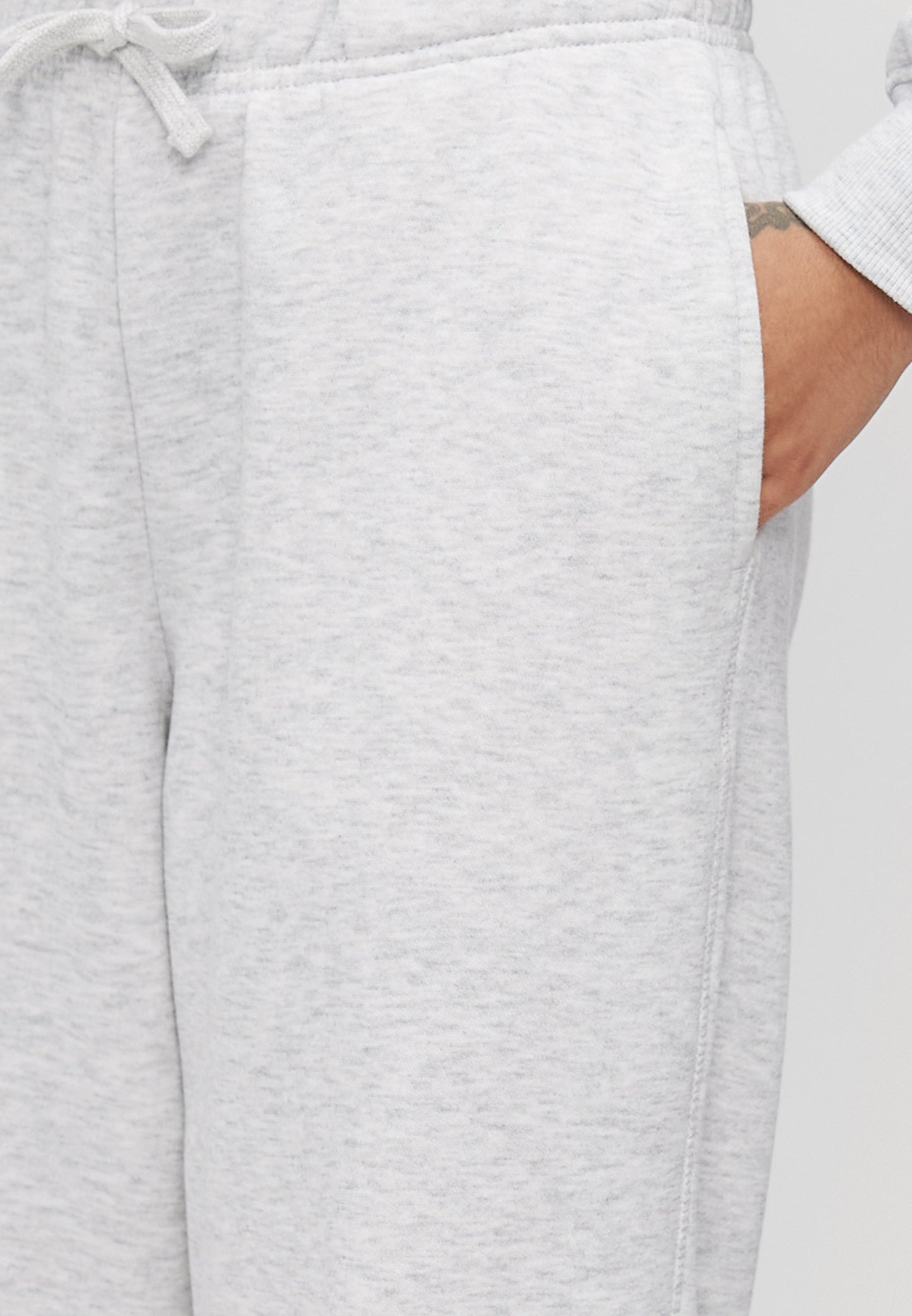 ONLY Petite ONLBEST STRAIGHT - Tracksuit Bottoms - Light Grey Melange