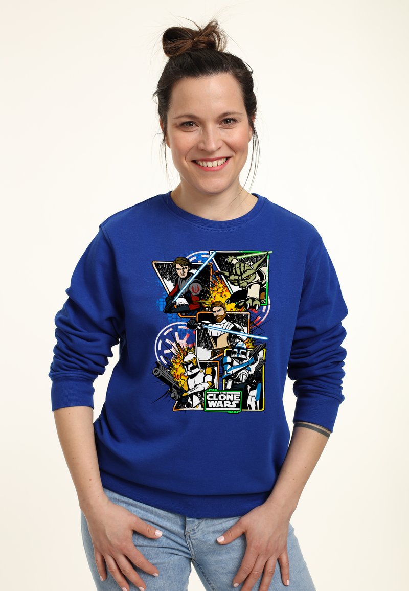 Henry Tiger STAR WARS: CLONE WARS ROYAL FLUSH - Sweatshirt - Royal Blue