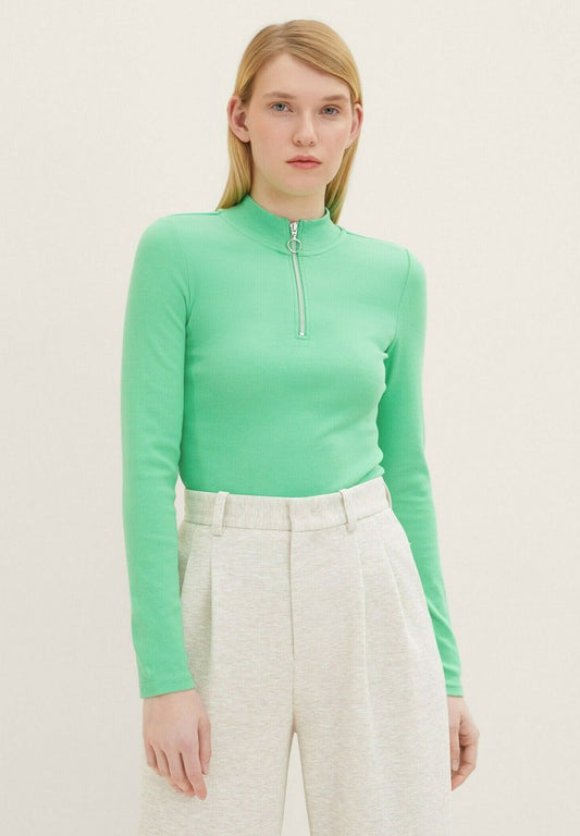TOM TAILOR Denim TROYER - Strickpullover - Strong Green