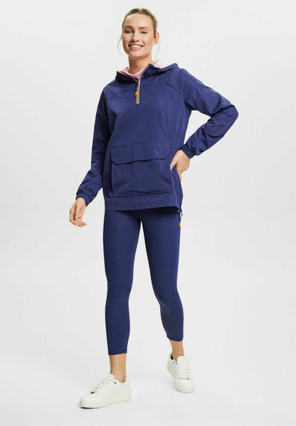  MIT HALBLANGEM ZIPPER - Windbreaker - Navy
