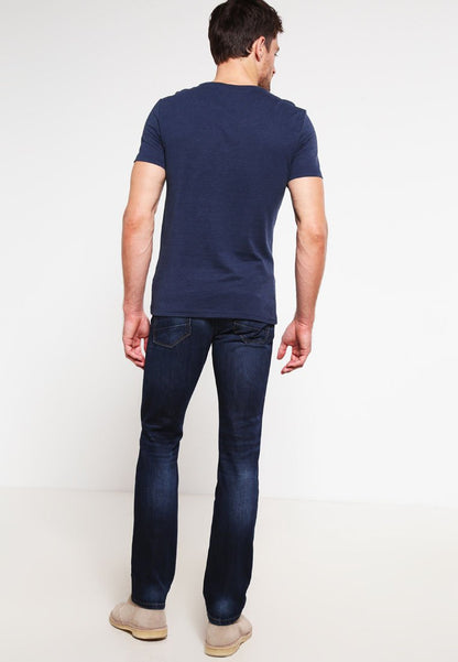 Pier One T-Shirt Basic - Dark Blue Melange