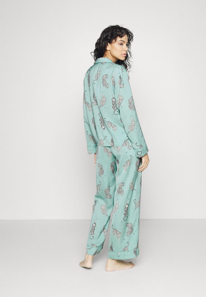 Marks & Spencer TIGER REVER PJ - Pyjama - Green