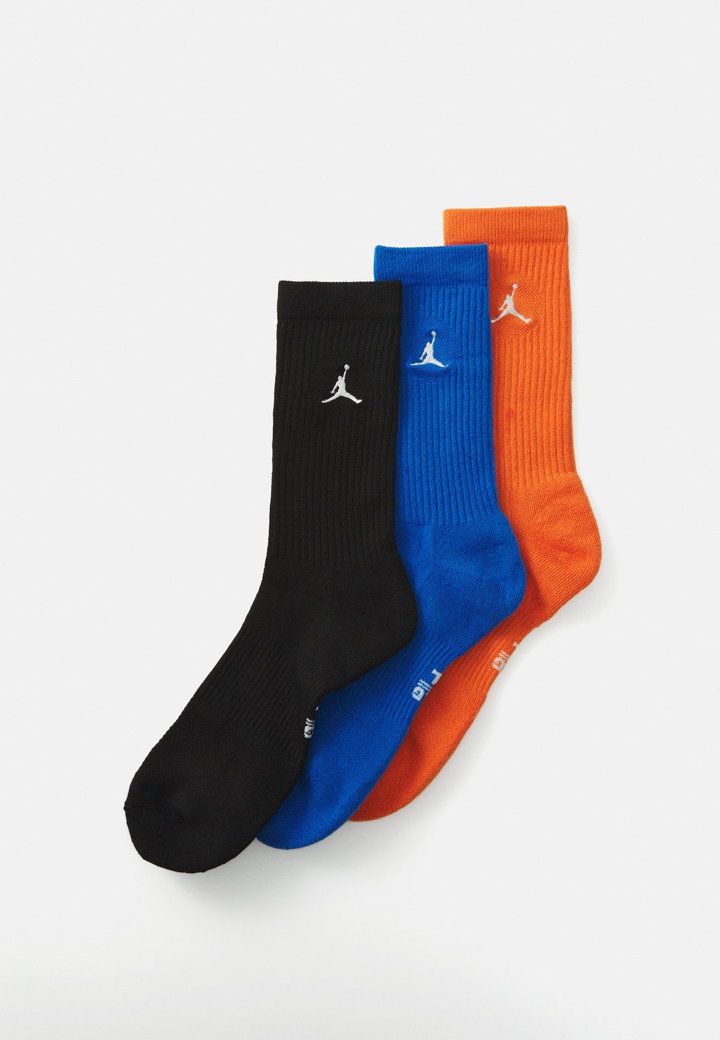 Jordan EVERYDAY CUSH CREW 3 PACK UNISEX - Sports Socks - Medium Khaki/iron Grey/starfish/white
