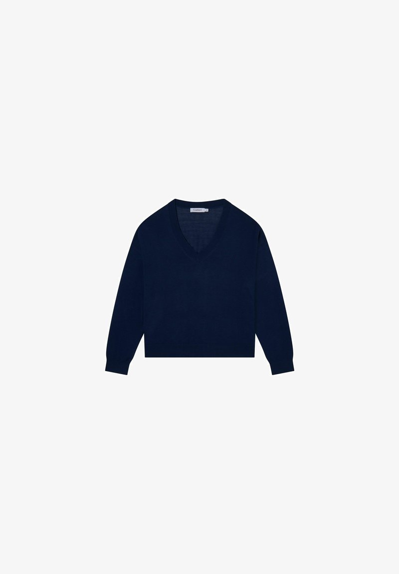  V NECKLINE - Strickpullover - Lilla