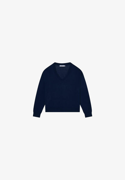  V NECKLINE - Strickpullover - Lilla