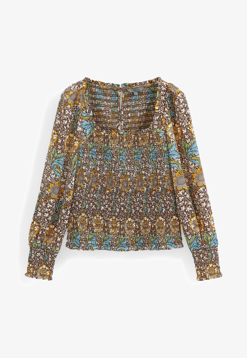 Next SHIRRED LONG SLEEVED STANDARD - Bluse - Morris & Co Kennet