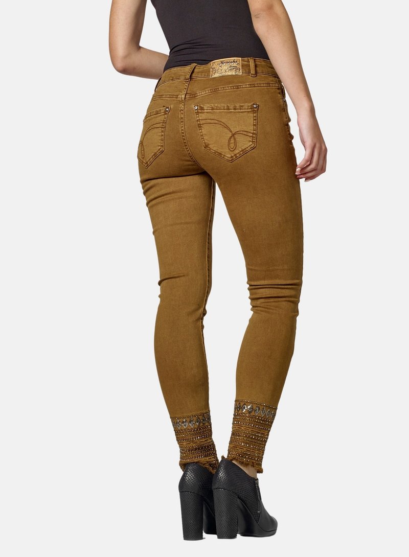 Koroshi Jeans Skinny Fit - Mostaza