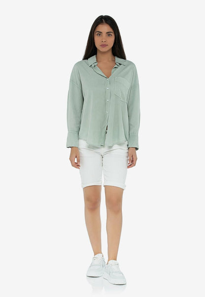 True Religion Hemdbluse - Loden