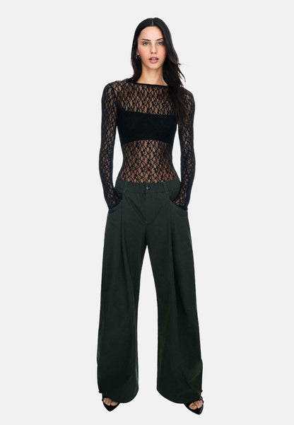 BERSHKA Blouse - Black