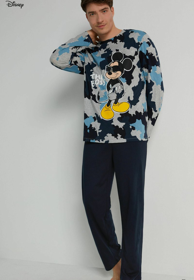  DISNEY | MICKEY MOUSE - Nachtwäsche Set - Schwarz Camo Mickey Mouse Print