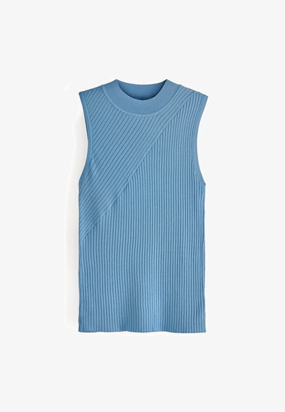 Next HIGH NECK SLEEVELESS - Top - Blue