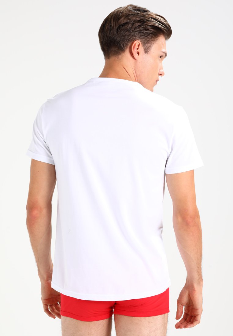 Emporio Armani CREW NECK 2 PACK - Unterhemd/-shirt - White/navy Blue