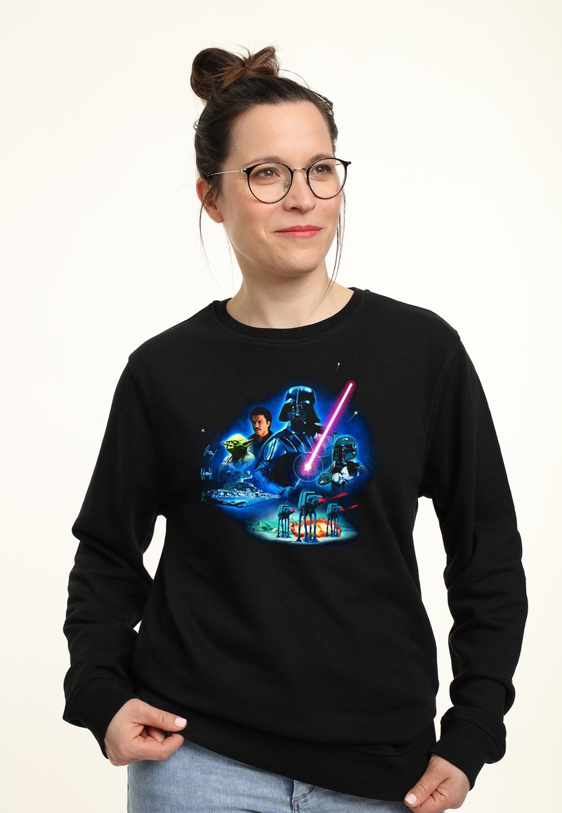 Henry Tiger STAR WARS EMPIRE STRIKES BACK CHARACTERS - Sweatshirt - Black
