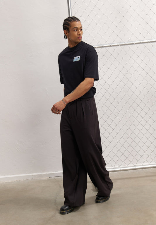 YOURTURN UNISEX - Trousers - Black