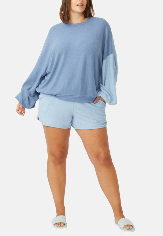 COTTON ON CURVE SLEEP SUPER SOFT - Jogginghose - Blue