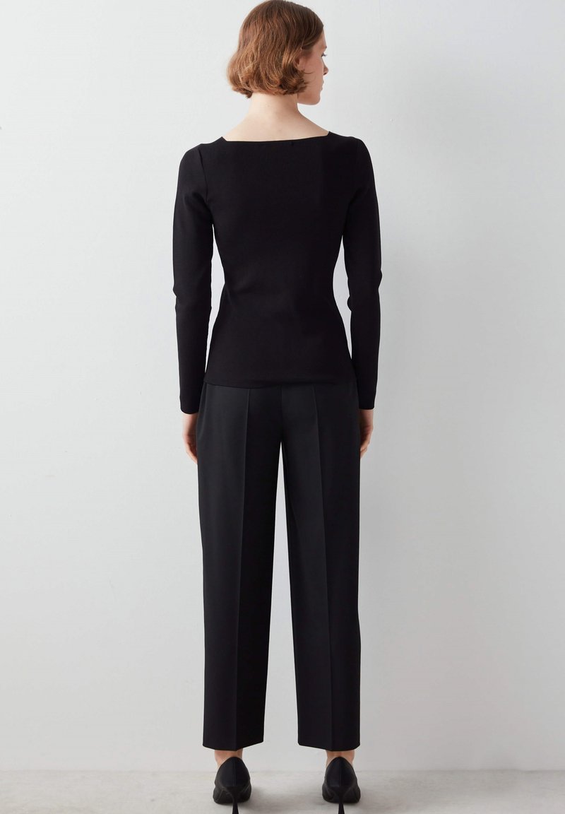 Ipekyol CUTOUT KNITWEAR - Langarmshirt - Black