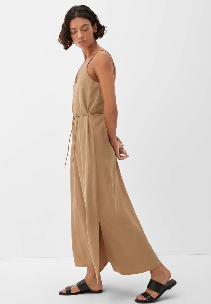 S.Oliver BLACK LABEL MET STRIKCEINTUUR - Maxikleid - Brown