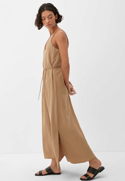 S.Oliver BLACK LABEL MET STRIKCEINTUUR - Maxikleid - Brown